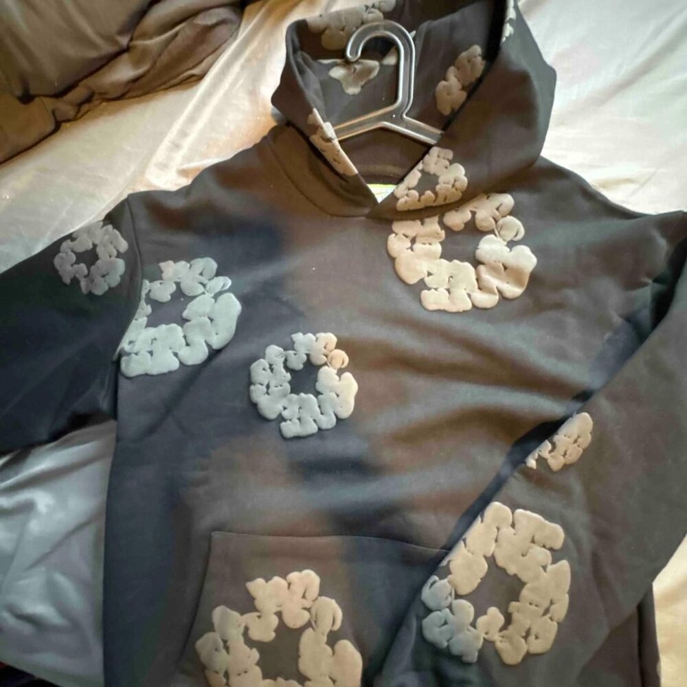 Denim Tears Men's Black Hoodie